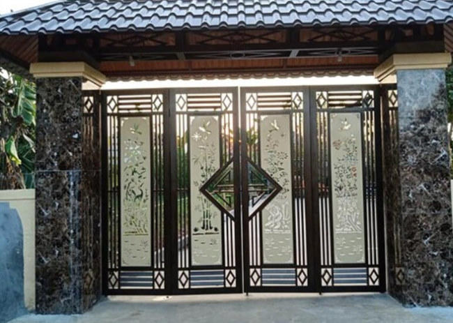 Cổng inox chất lượng tại Hải Phòng